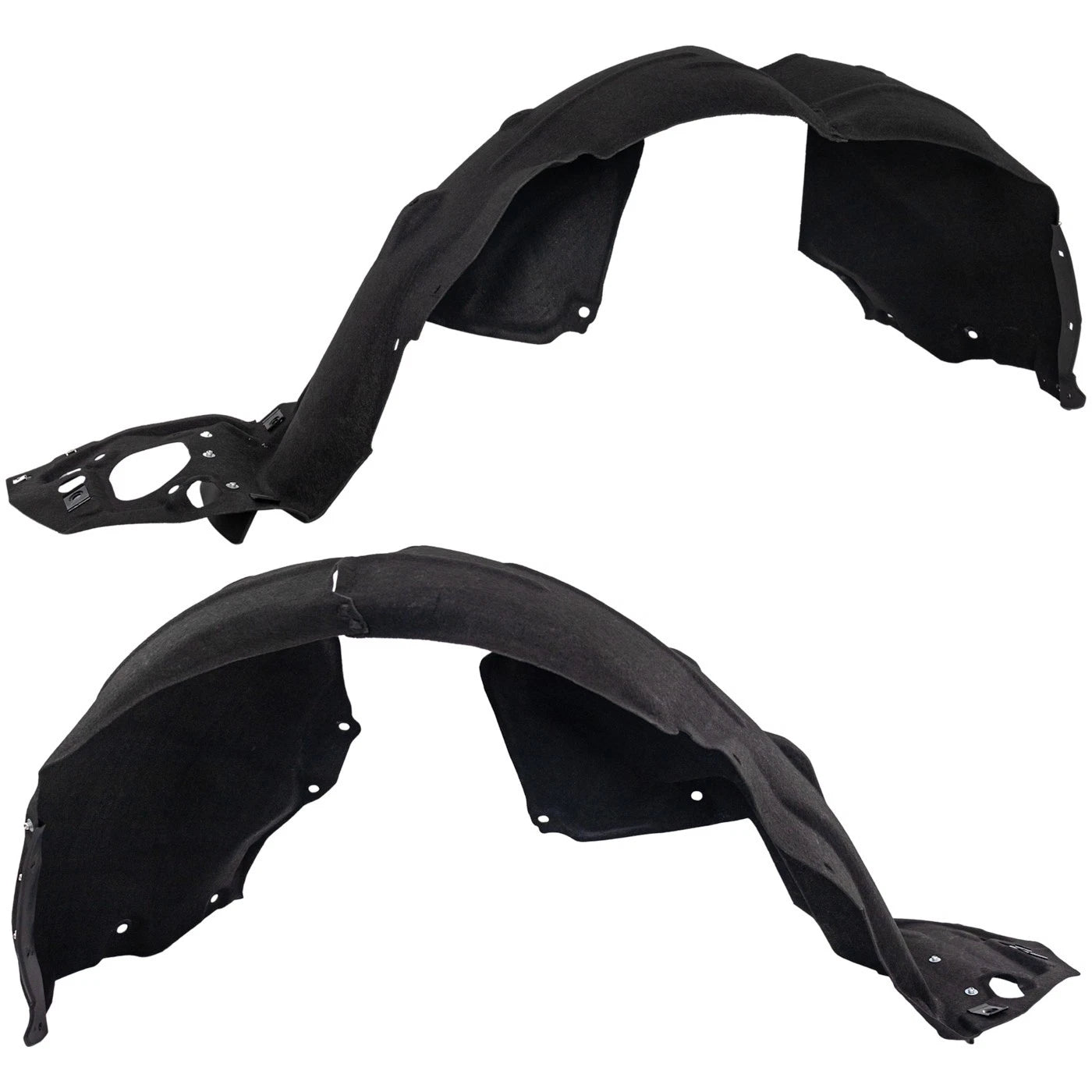 2pc Inner Fender Liner Compatible with Honda Accord 2023-2025 HO1248213 HO1249210 Front Passenger and Driver