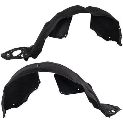 2pc Inner Fender Liner Compatible with Honda Accord 2023-2025 HO1248213 HO1249210 Front Passenger and Driver
