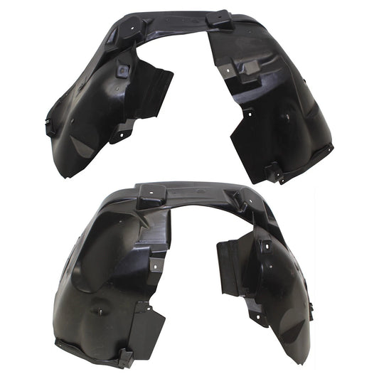 2pc Inner Fender Liner Compatible with Jeep Compass 2017-2024 CH1248189 CH1249189 Front Passenger and Driver