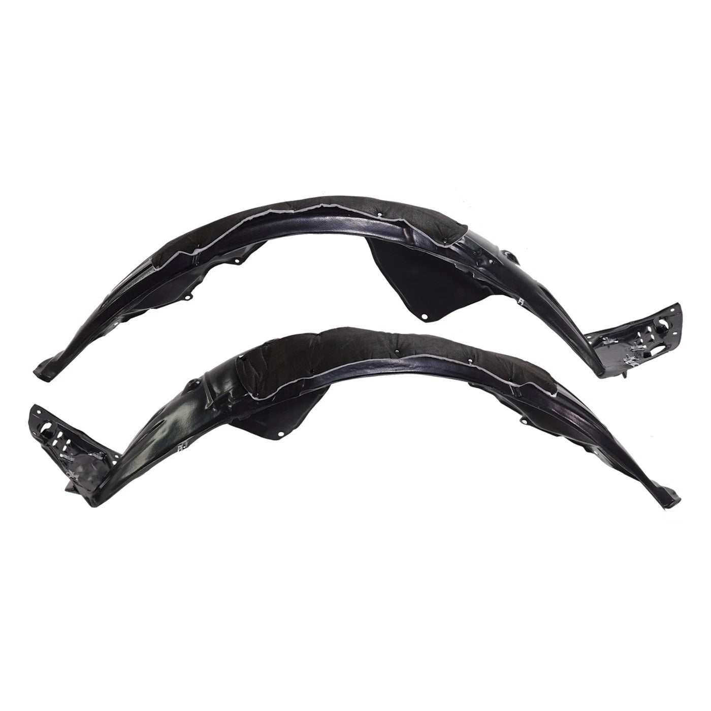 2pc Inner Fender Liner Compatible with Honda Civic 2020-2021 HO1249193 HO1248193 Front Passenger and Driver
