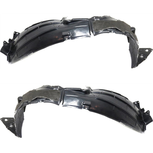 2pc Inner Fender Liner Compatible with Nissan Pathfinder 2013-2014 NI1248160 NI1249160 Front Passenger and Driver