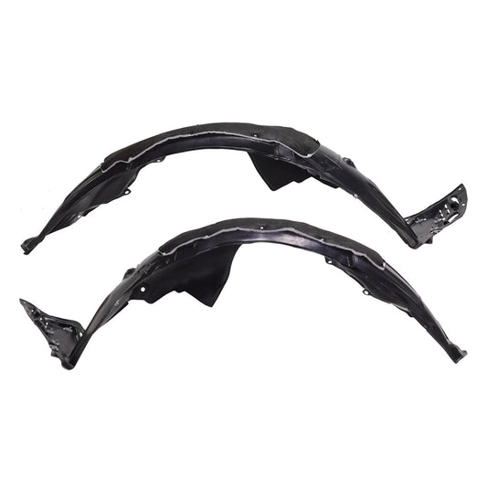 2pc Inner Fender Liner Compatible with Honda Civic 2020-2021 HO1249194 HO1248194 Front Passenger and Driver