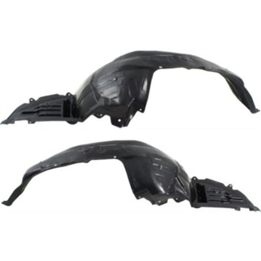 2pc Inner Fender Liner Compatible with Subaru Impreza 2008-2010 SU1248122 SU1249122 Front Passenger and Driver