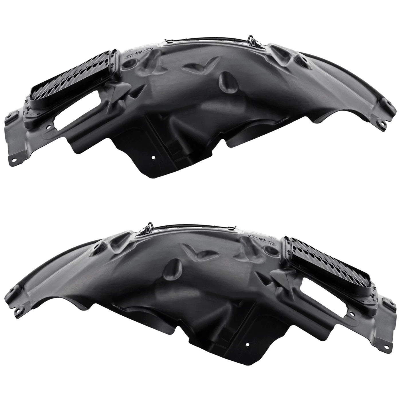 2pc Inner Fender Liner Compatible with BMW 328i 2012-2016 BM1248130 BM1249130 Front Passenger and Driver