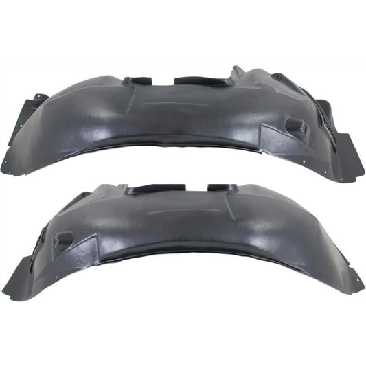 2pc Inner Fender Liner Compatible with Jaguar XF 2009-2011 JA1248105 JA1249105 Front Passenger and Driver