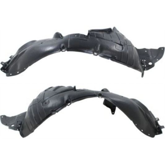 2pc Inner Fender Liner Compatible with Nissan Cube 2009-2014 NI1249125 NI1248125 Front Passenger and Driver