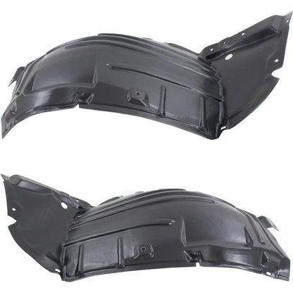 2pc Inner Fender Liner Compatible with Infiniti M35 2008-2010 IN1248122 IN1249122 Front Passenger and Driver
