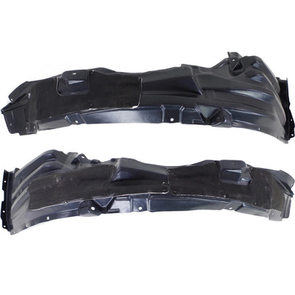 2pc Inner Fender Liner Compatible with Mitsubishi Outlander 2014 MI1249128 MI1248128 Front Passenger and Driver