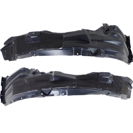 2pc Inner Fender Liner Compatible with Mitsubishi Outlander 2014 MI1249128 MI1248128 Front Passenger and Driver