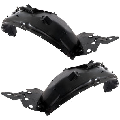 2pc Inner Fender Liner Compatible with Nissan Kicks 2021-2023 NI1248188 NI1249188 Front Passenger and Driver