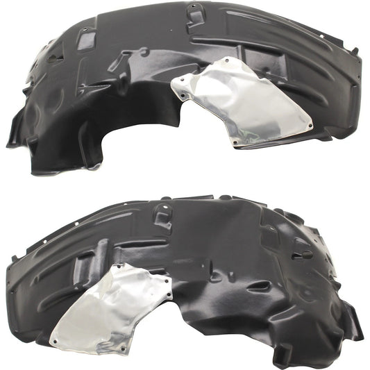 2pc Inner Fender Liner Compatible with Jeep Wrangler 2018-2025 CH1248198 CH1249198 Front Passenger and Driver