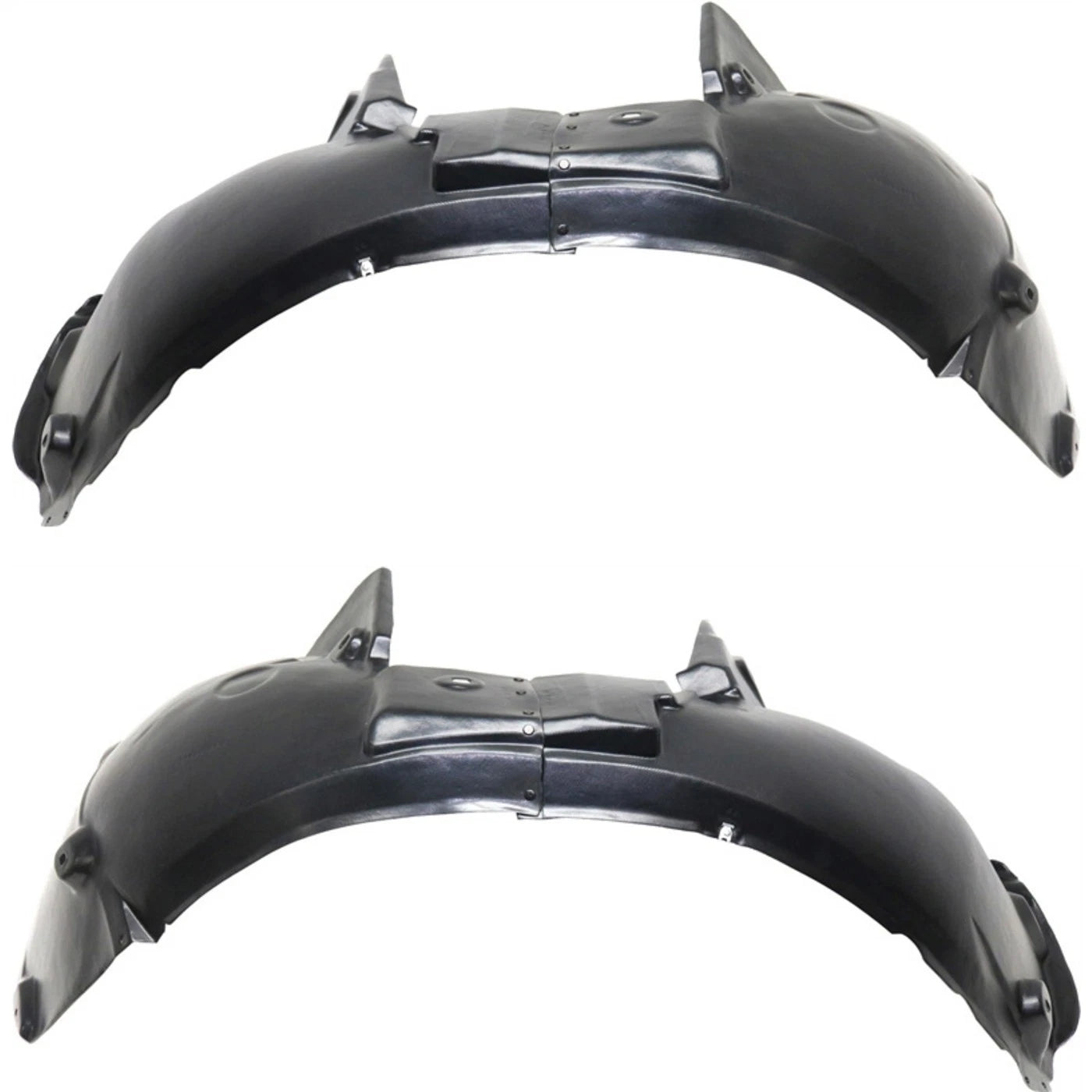 2pc Inner Fender Liner Compatible with Audi A4 2013-2016 AU1248128 AU1249128 Front Passenger and Driver