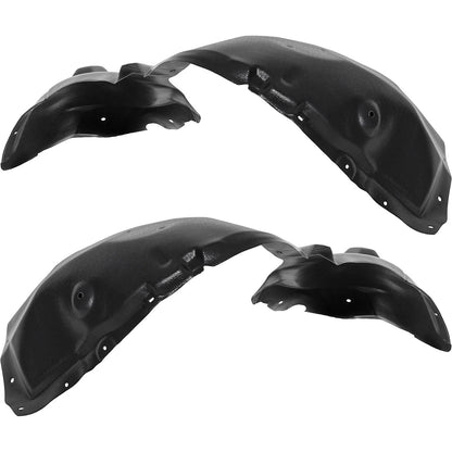 2pc Inner Fender Liner Compatible with Chrysler Pacifica 2017-2024 CH1249202 CH1248202 Front Passenger and Driver