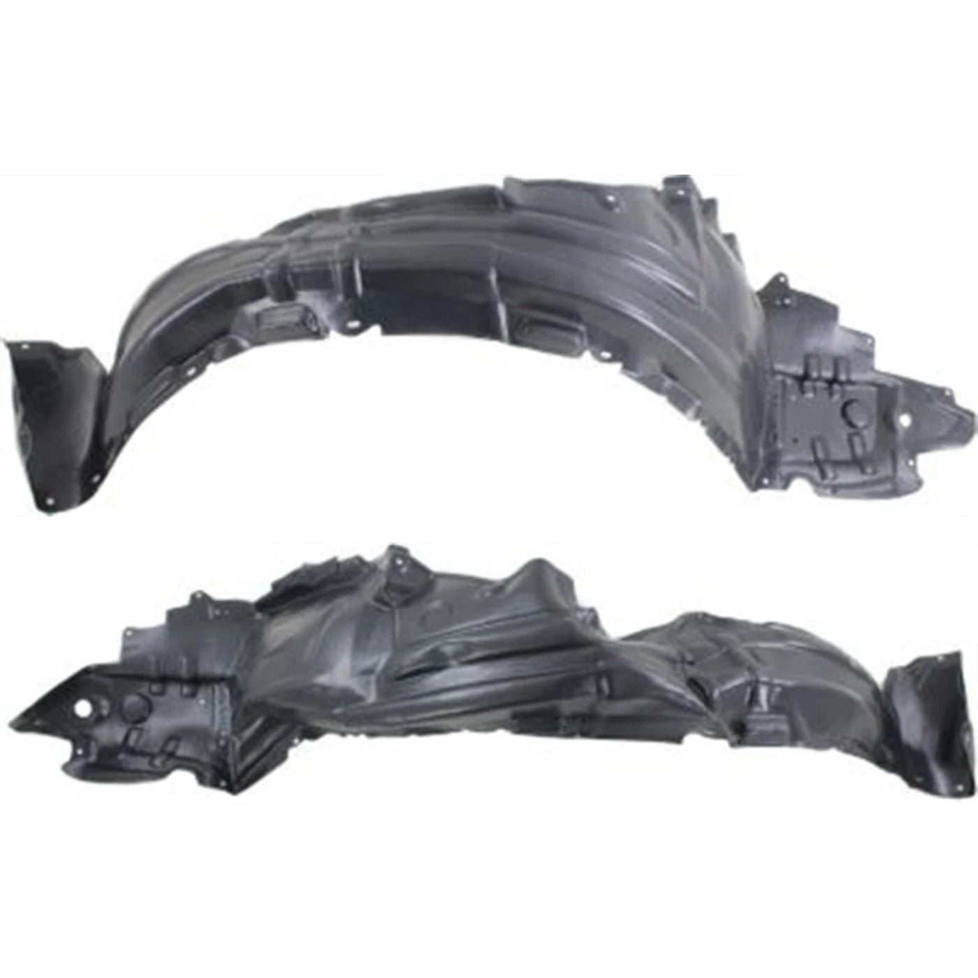 2pc Inner Fender Liner Compatible with Lexus HS250h 2010-2012 LX1249111 LX1248111 Front Passenger and Driver