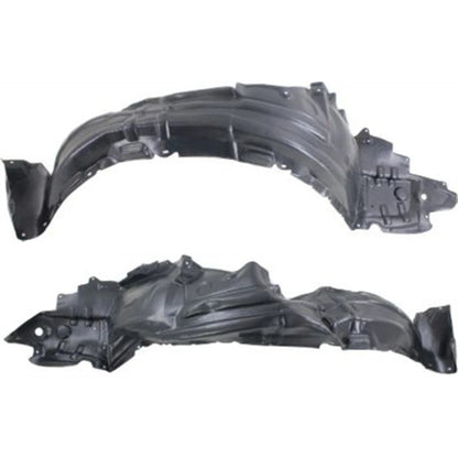 2pc Inner Fender Liner Compatible with Lexus HS250h 2010-2012 LX1249111 LX1248111 Front Passenger and Driver