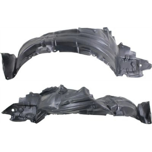 2pc Inner Fender Liner Compatible with Lexus HS250h 2010-2012 LX1249111 LX1248111 Front Passenger and Driver
