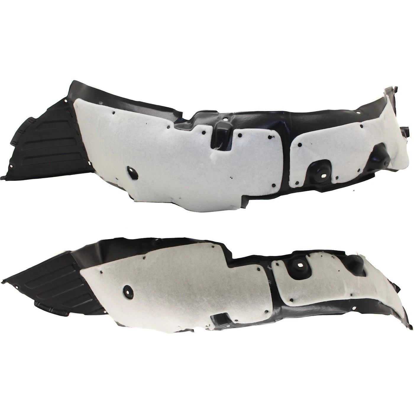 2pc Inner Fender Liner Compatible with Hyundai Azera 2012-2014 HY1248166 HY1249166 Front Passenger and Driver
