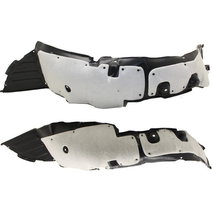 2pc Inner Fender Liner Compatible with Hyundai Azera 2012-2014 HY1248166 HY1249166 Front Passenger and Driver