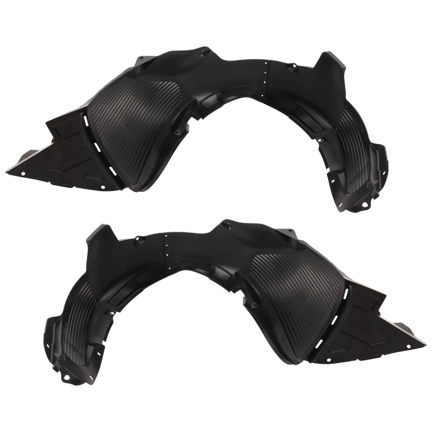 2pc Inner Fender Liner Compatible with Kia Forte 2014-2016 KI1249122 KI1248122 Front Passenger and Driver