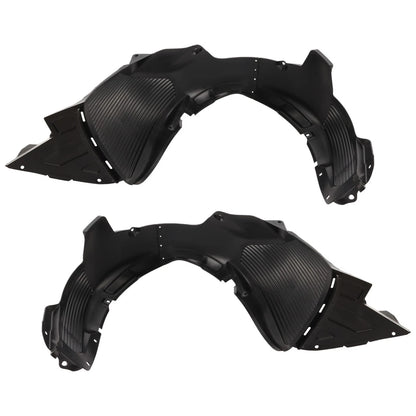 2pc Inner Fender Liner Compatible with Kia Forte 2014-2016 KI1249122 KI1248122 Front Passenger and Driver