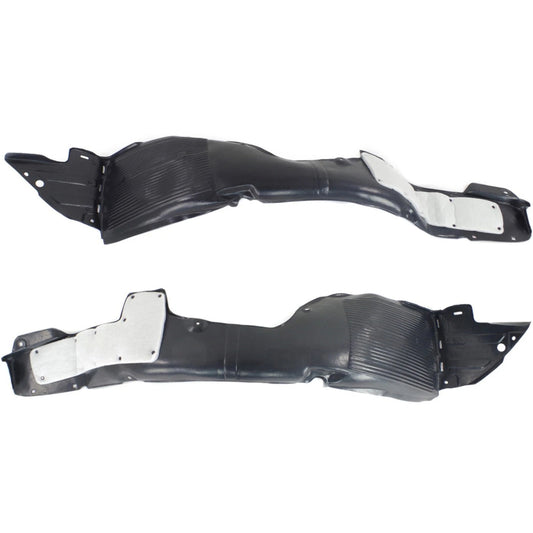 2pc Inner Fender Liner Compatible with Hyundai Elantra Coupe 2013-2014 HY1249132 HY1248132 Front Passenger and Driver