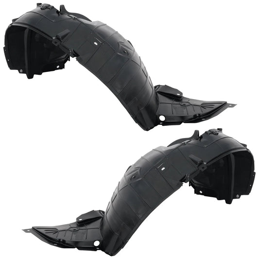 2pc Inner Fender Liner Compatible with Nissan Versa 2007-2012 NI1248114 NI1249114 Front Passenger and Driver