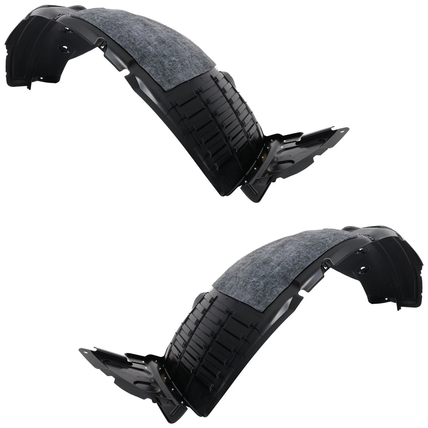 2pc Inner Fender Liner Compatible with Hyundai Santa Fe 2013-2016 HY1248129 HY1249129 Front Passenger and Driver