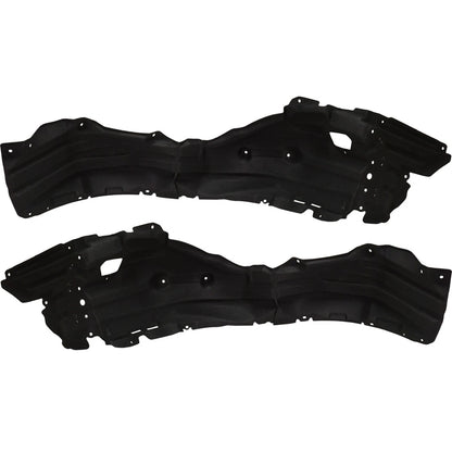 2pc Inner Fender Liner Compatible with Lexus IS300 2017-2020 LX1249142 LX1248142 Front Passenger and Driver