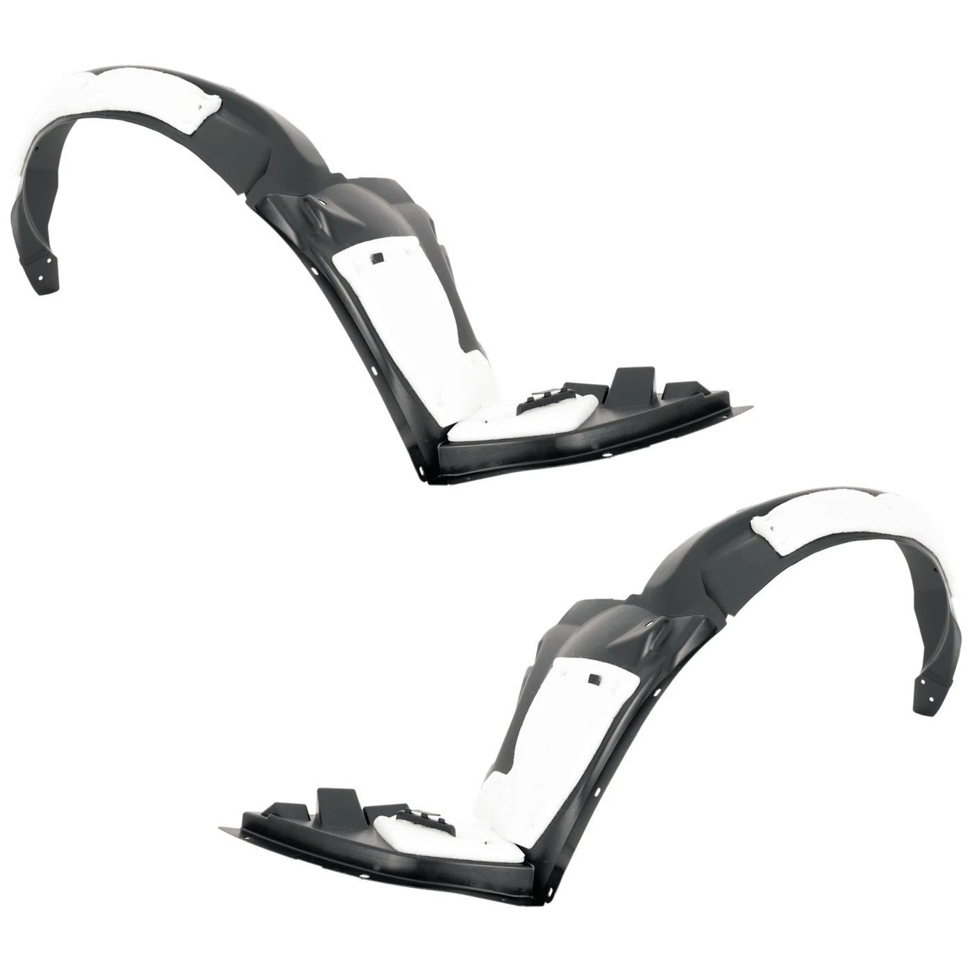 2pc Inner Fender Liner Compatible with Chevrolet Malibu 2008-2012 GM1248201 GM1249201 Front Passenger and Driver