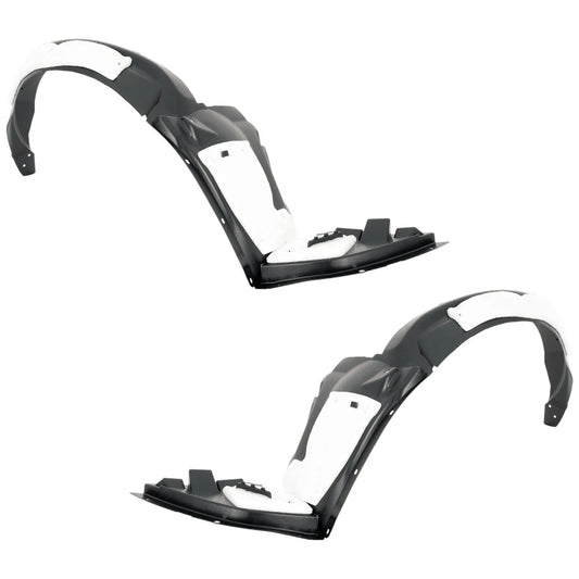 2pc Inner Fender Liner Compatible with Chevrolet Malibu 2008-2012 GM1248201 GM1249201 Front Passenger and Driver