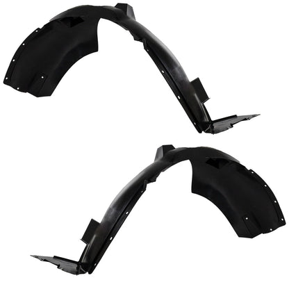 2pc Inner Fender Liner Compatible with Chevrolet Equinox 2014-2017 GM1249240 GM1248240 Front Passenger and Driver