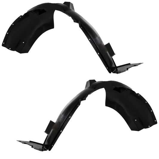 2pc Inner Fender Liner Compatible with Chevrolet Equinox 2014-2017 GM1249240 GM1248240 Front Passenger and Driver