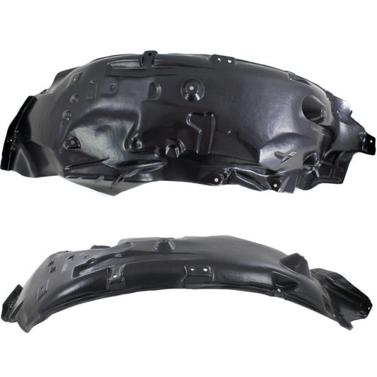 2pc Inner Fender Liner Compatible with Land Rover LR4 2010-2016 RO1248100 RO1249100 Front Passenger and Driver