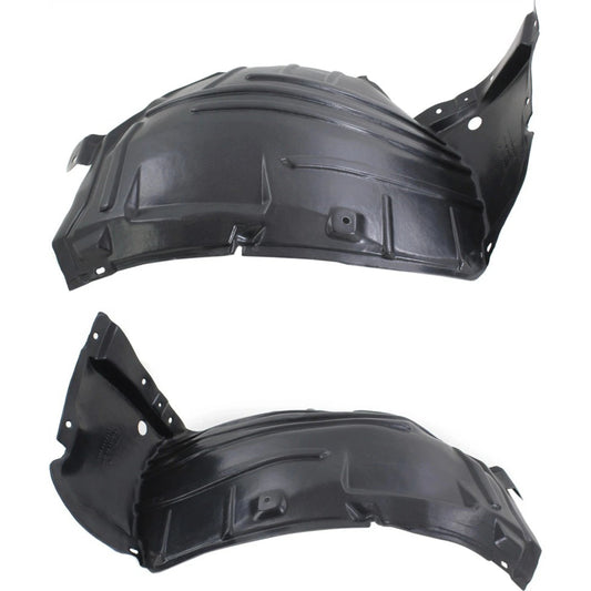 2pc Inner Fender Liner Compatible with Infiniti M35 2008-2010 IN1249121 IN1248121 Front Passenger and Driver