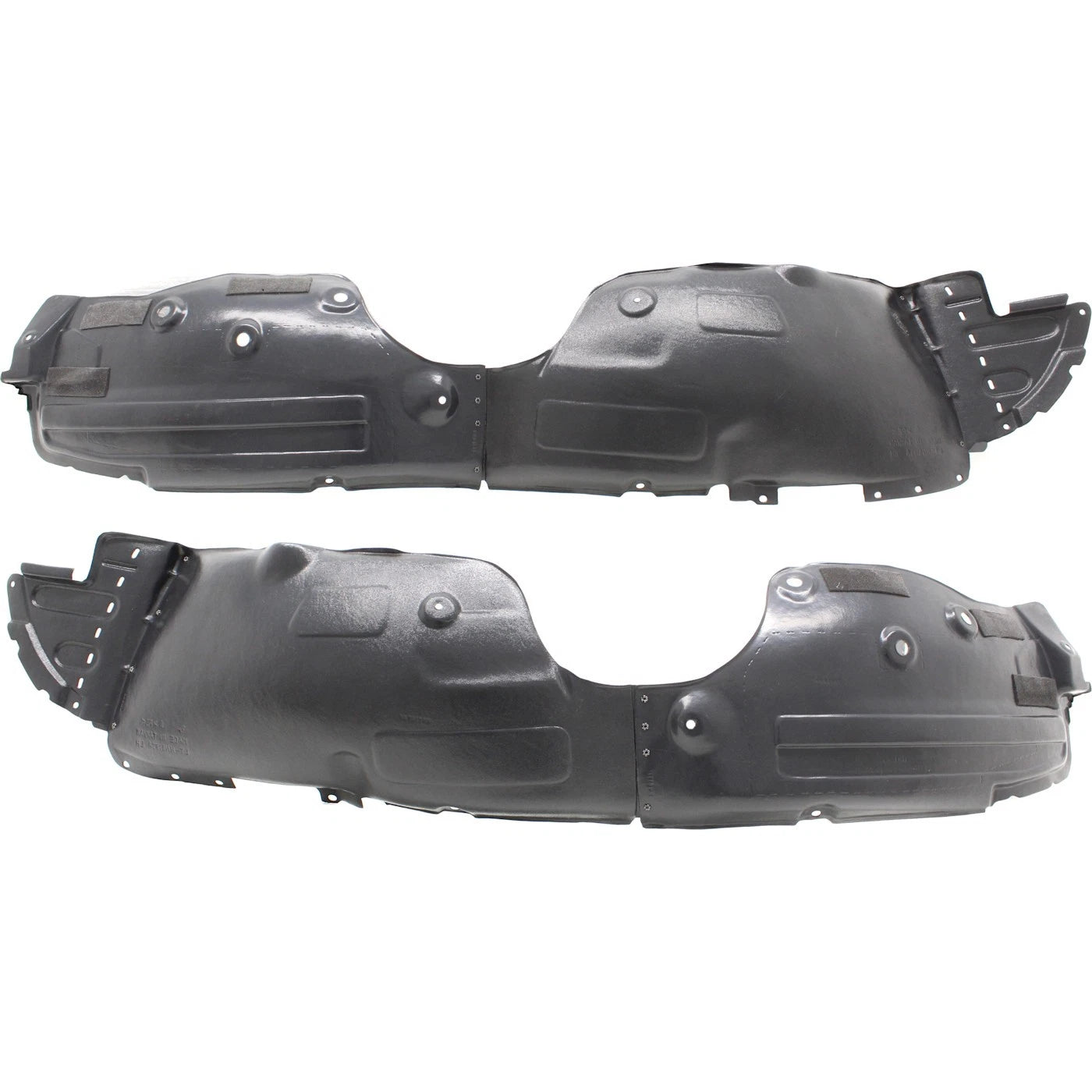 2pc Inner Fender Liner Compatible with Hyundai Santa Fe Sport 2017-2018 HY1249171 HY1248171 Front Passenger and Driver