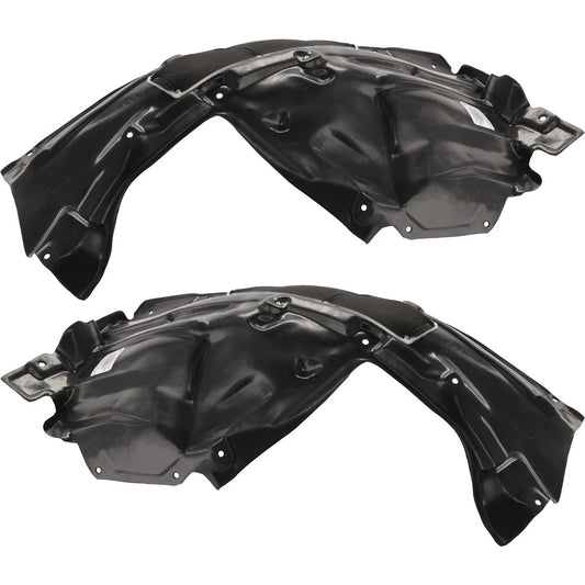 2pc Inner Fender Liner Compatible with Infiniti M37 2011-2013 IN1248124 IN1249124 Rear Passenger and Driver
