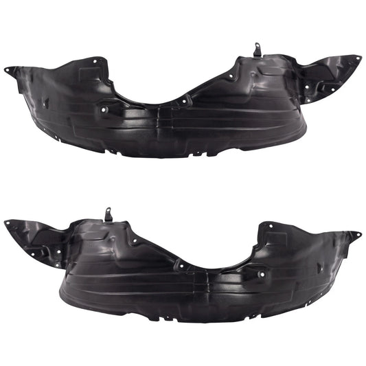 2pc Inner Fender Liner Compatible with Mazda CX-7 2010-2012 MA1248147 MA1249147 Front Passenger and Driver