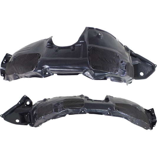 2pc Inner Fender Liner Compatible with Toyota Highlander 2014-2019 TO1249195 TO1248196 Front Passenger and Driver