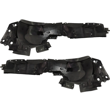 2pc Inner Fender Liner Compatible with Nissan Versa 2020-2025 NI1249178 NI1248178 Front Passenger and Driver