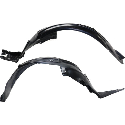 2pc Inner Fender Liner Compatible with Acura TL 2012-2014 AC1249133 AC1248133 Front Passenger and Driver