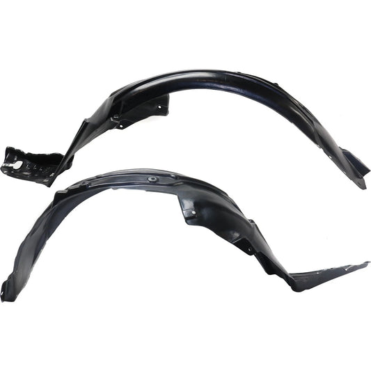 2pc Inner Fender Liner Compatible with Acura TL 2012-2014 AC1249133 AC1248133 Front Passenger and Driver