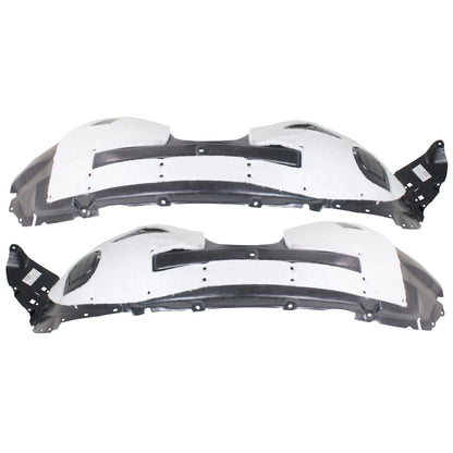 2pc Inner Fender Liner Compatible with Ford Explorer 2016-2019 FO1249178 FO1248178 Front Passenger and Driver