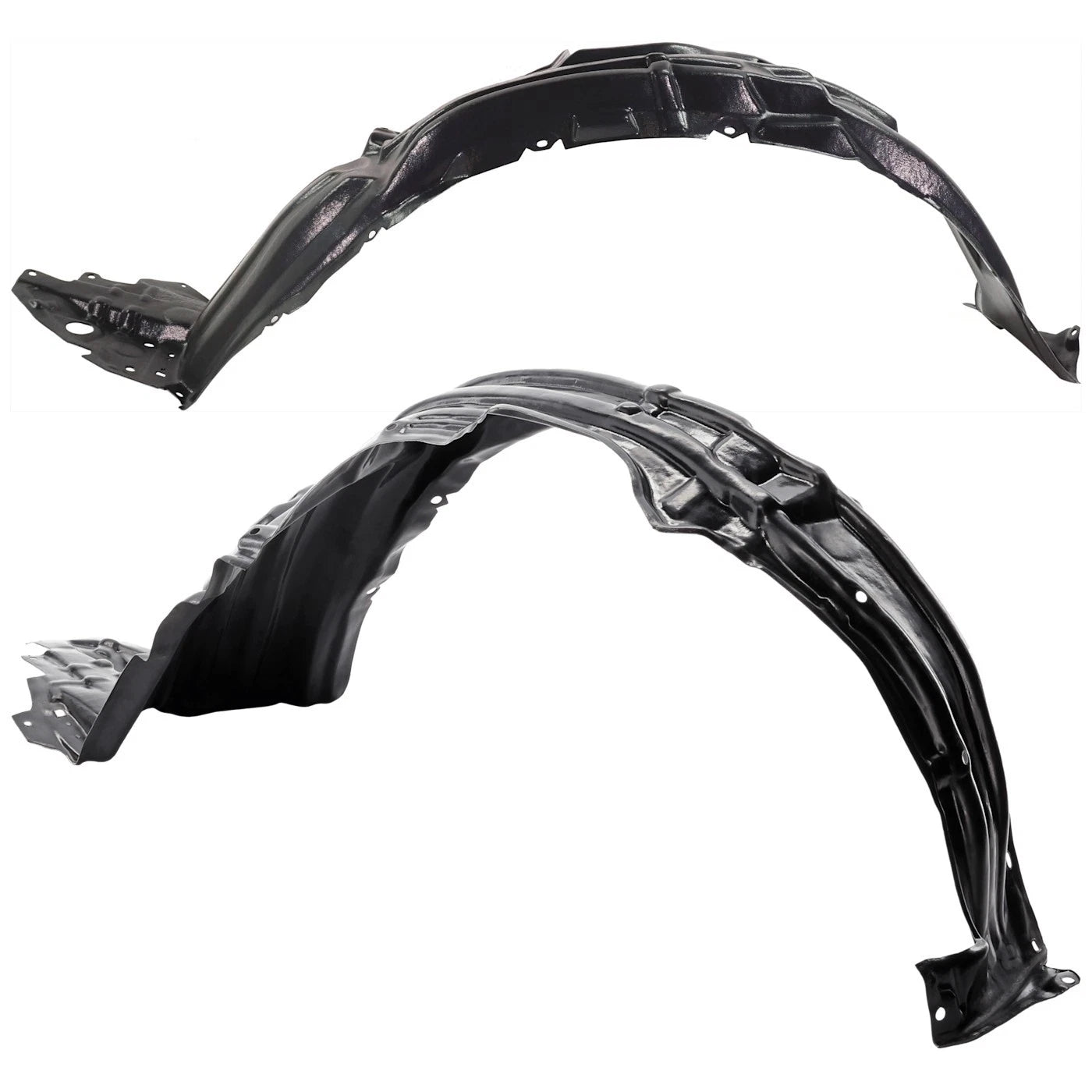 2pc Inner Fender Liner Compatible with Lexus CT200h 2015-2017 LX1248140 LX1249113 Front Passenger and Driver
