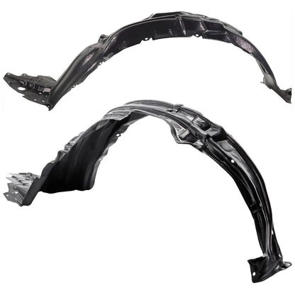 2pc Inner Fender Liner Compatible with Lexus CT200h 2015-2017 LX1248140 LX1249113 Front Passenger and Driver