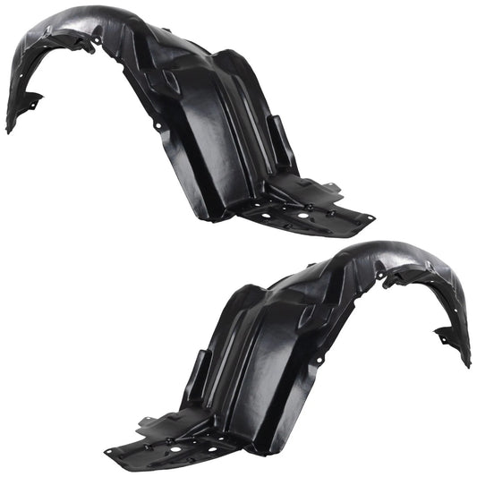 2pc Inner Fender Liner Compatible with Scion tC 2011-2013 SC1248108 SC1249108 Front Passenger and Driver