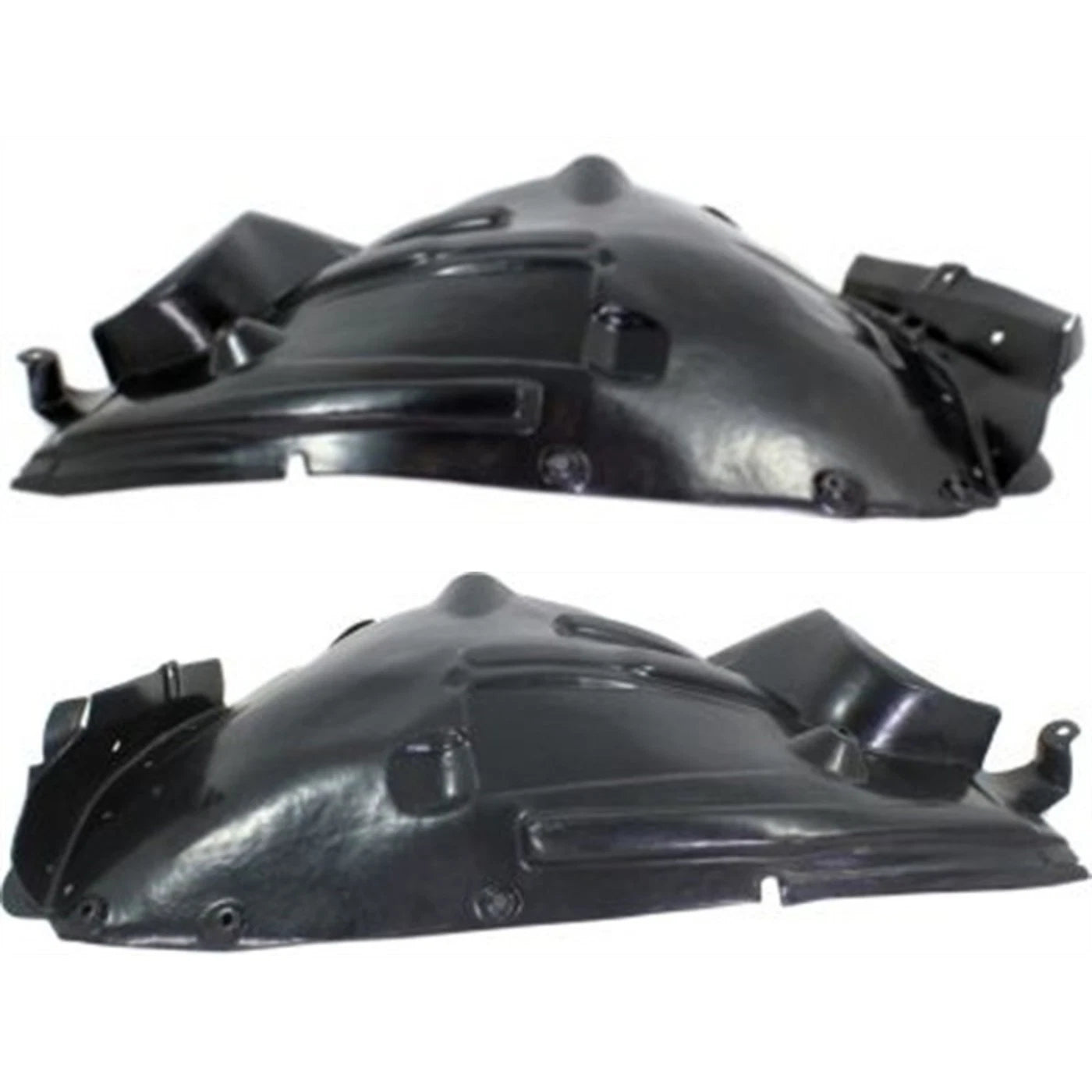 2pc Inner Fender Liner Compatible with Mercedes Benz GLK350 2010 MB1249165 MB1248165 Front Passenger and Driver