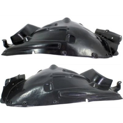 2pc Inner Fender Liner Compatible with Mercedes Benz GLK350 2010 MB1249165 MB1248165 Front Passenger and Driver