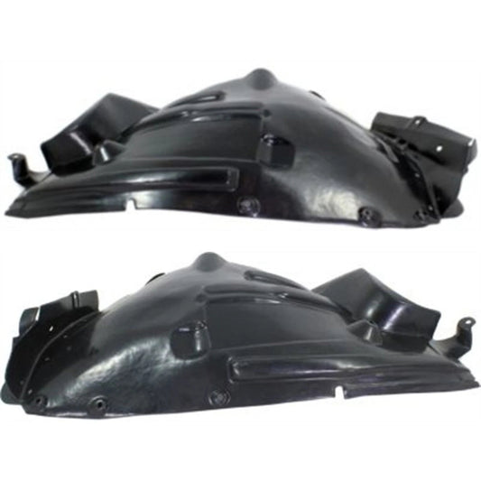 2pc Inner Fender Liner Compatible with Mercedes Benz GLK350 2010 MB1249165 MB1248165 Front Passenger and Driver