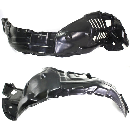 2pc Inner Fender Liner Compatible with Lexus IS F 2008-2014 LX1249108 LX1248108 Front Passenger and Driver