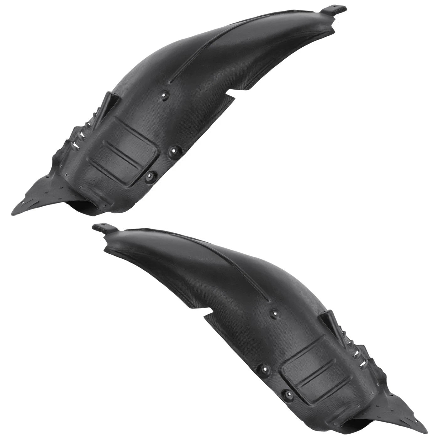 2pc Inner Fender Liner Compatible with Mercedes Benz S550 2012-2013 MB1248159 MB1249159 Front Passenger and Driver